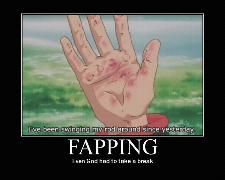 fapping.