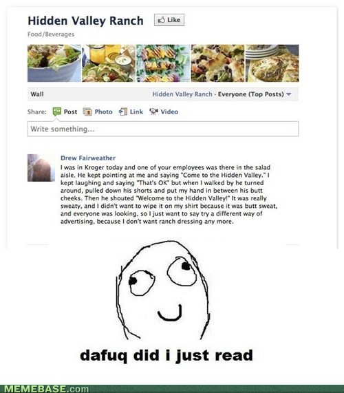 Hidden Valley Ranch Meme by Icefiremadness ) Memedroid