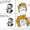 Difference Between a Woman and a Battery