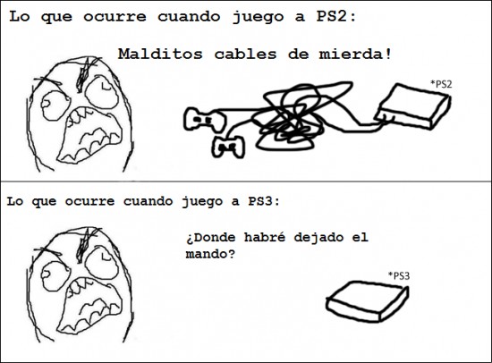 PS2 vs. PS3 - meme