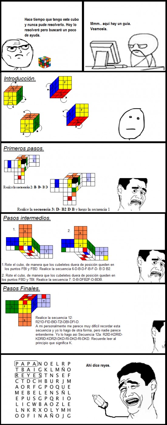 Cubo de Rubik - meme