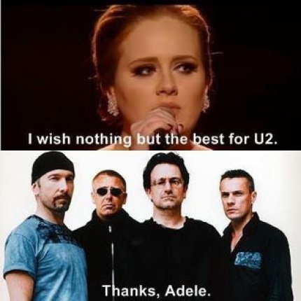 AdÃ¨le et U2 - meme