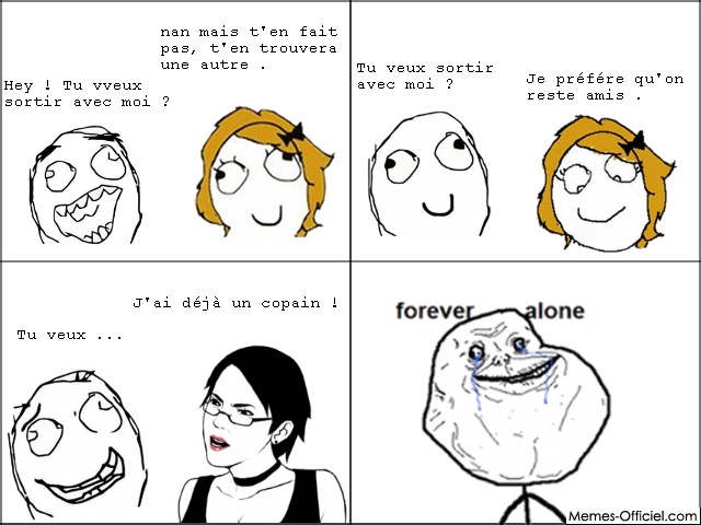 Forever alone... - meme