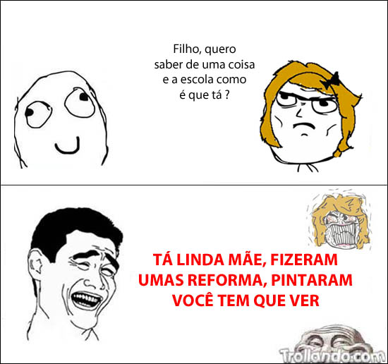 Trollando na escola, memes para facebook!