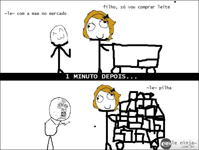 comprando no mercado - meme