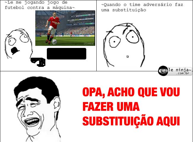 Hue(nunca entendi qual a graça de jogar jogos de Futebol em  consolessérioSÉRIO MESMO) - Meme by Pizzadefrango :) Memedroid