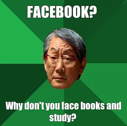 Facebook, Asian style - meme
