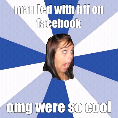 married on facebook - meme