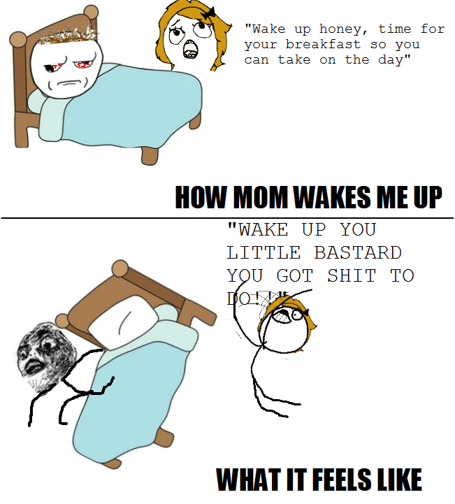 Sleeping life - meme