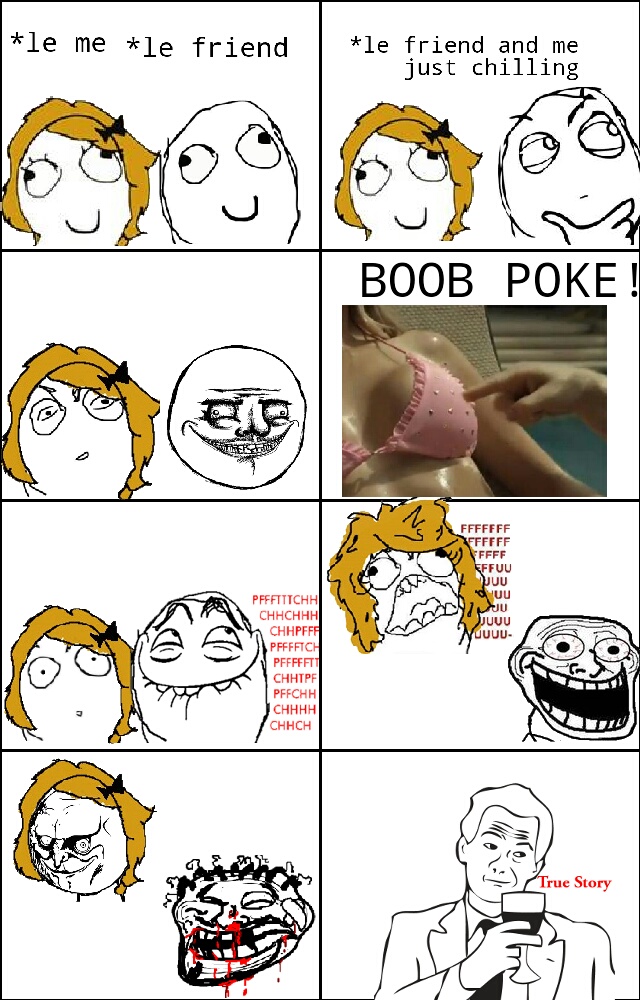 Boob Poke - meme
