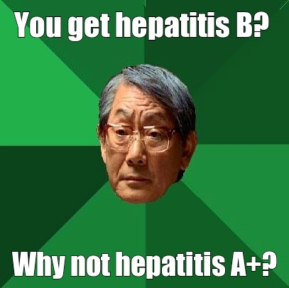Asian father hepatitis - meme