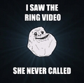 I saw the ring video, she never called