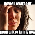 power out...