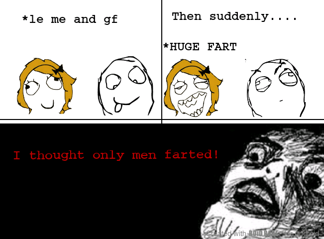 women fart? - meme
