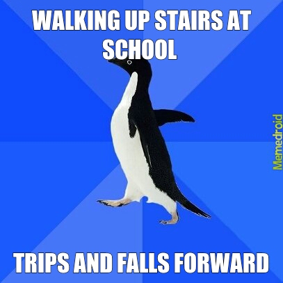 Lol screw physics I'm a penguin - meme