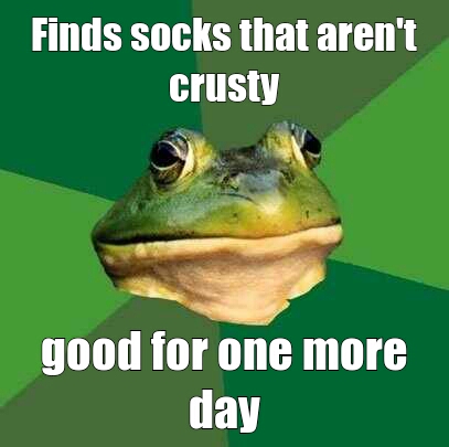 nasty frog - meme