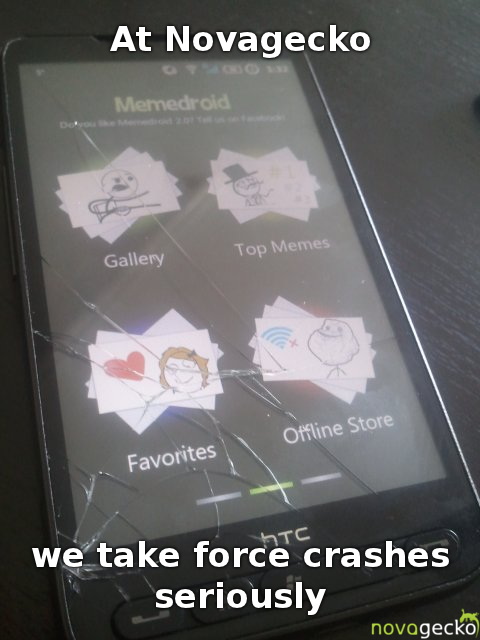 force crash - meme