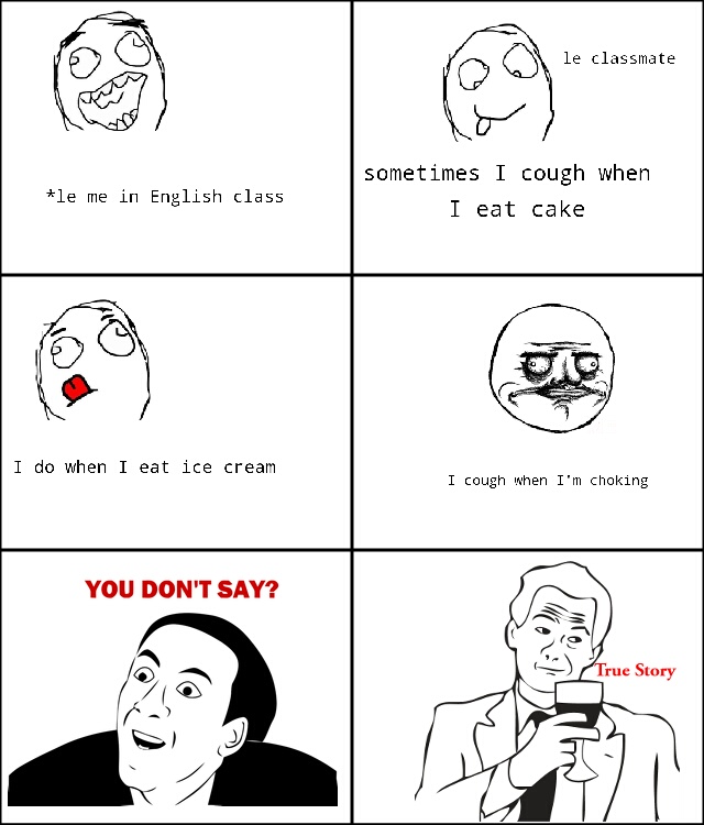 English class - meme