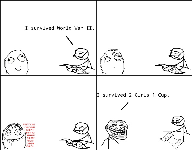 I survived. - meme