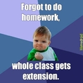 homework extension