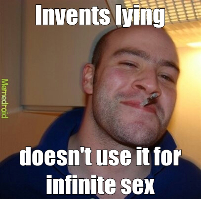 invention of lying - meme