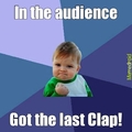 Last clap
