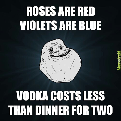For-Vodka alone - meme
