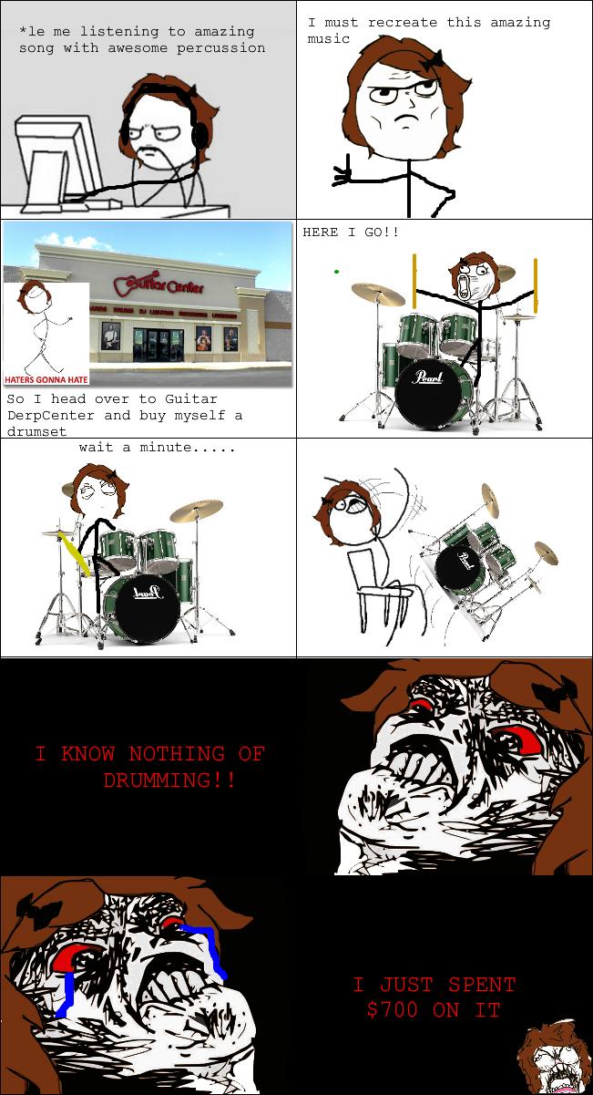 Drumming Rage - meme