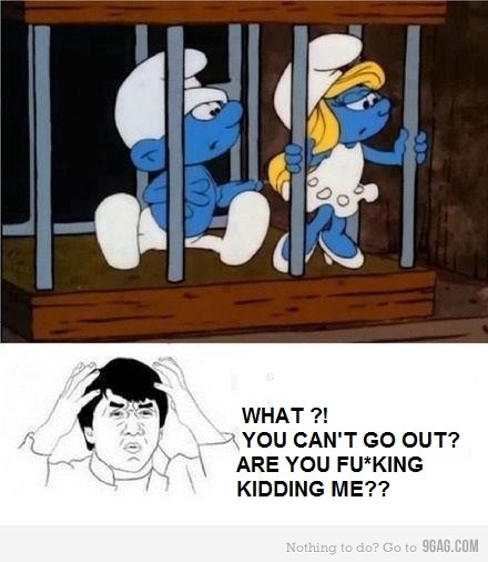 Just the Smurfs... - meme