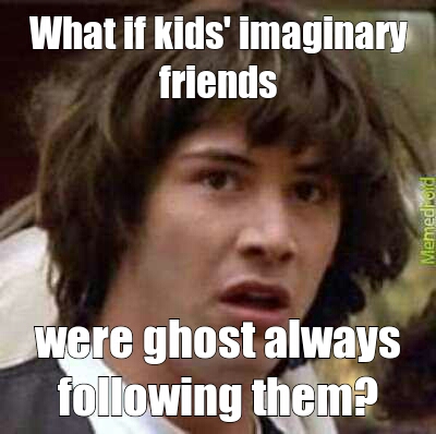 ghost friends meme