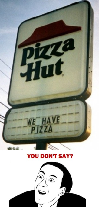 pizza hut - meme