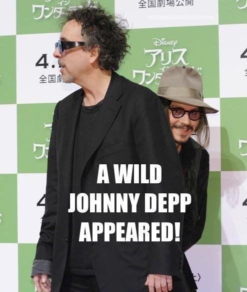 Â¡Un Johnny Depp salvaje apareciÃ³! - meme