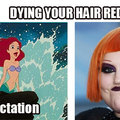 Dying your her red