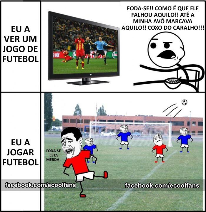 Alguns memes antigos sobre futebol : r/futebol