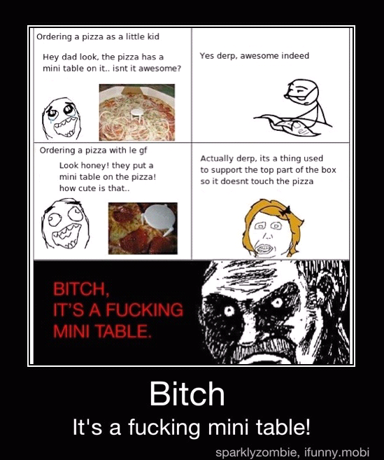 Mini table - meme