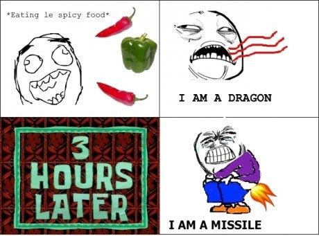 from a dragon to a missle ! - meme