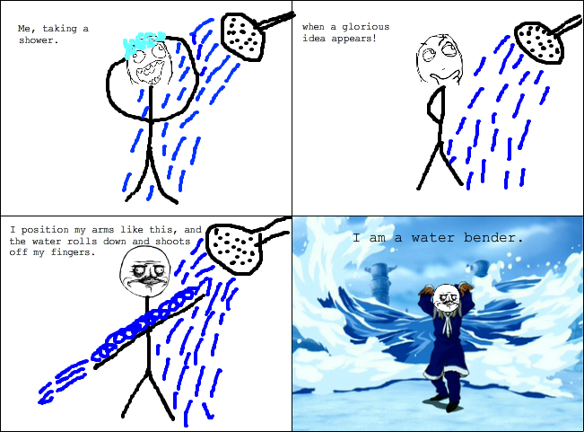 water bender - meme