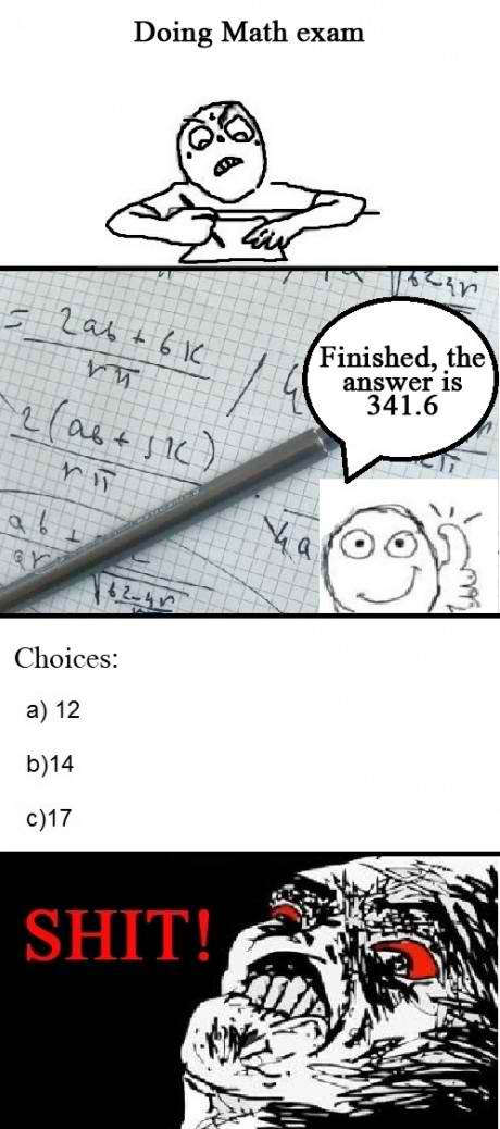 Math Test - meme