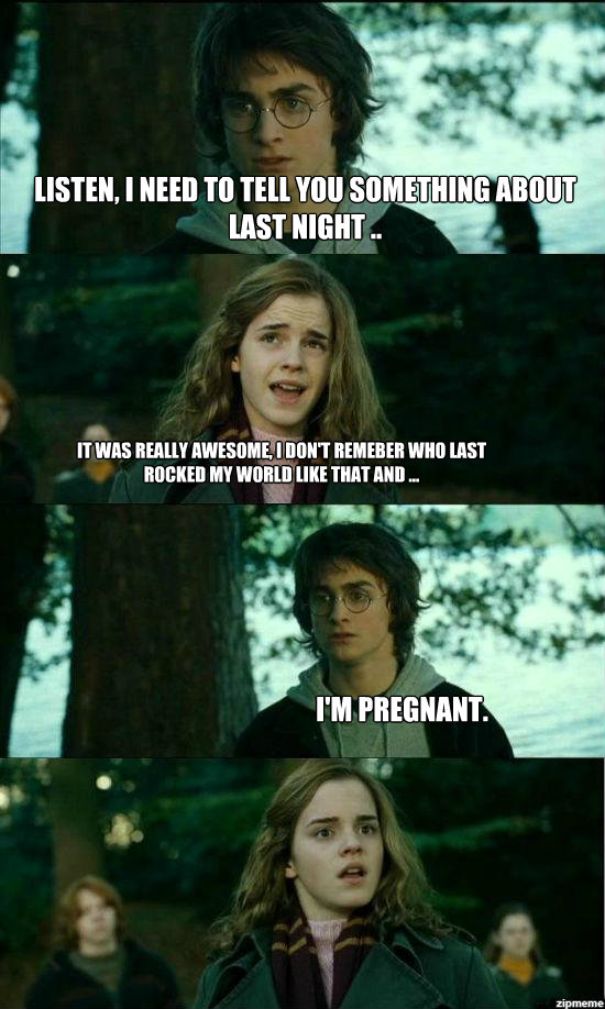 Harry and Hermione - meme