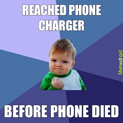 phone charges - meme