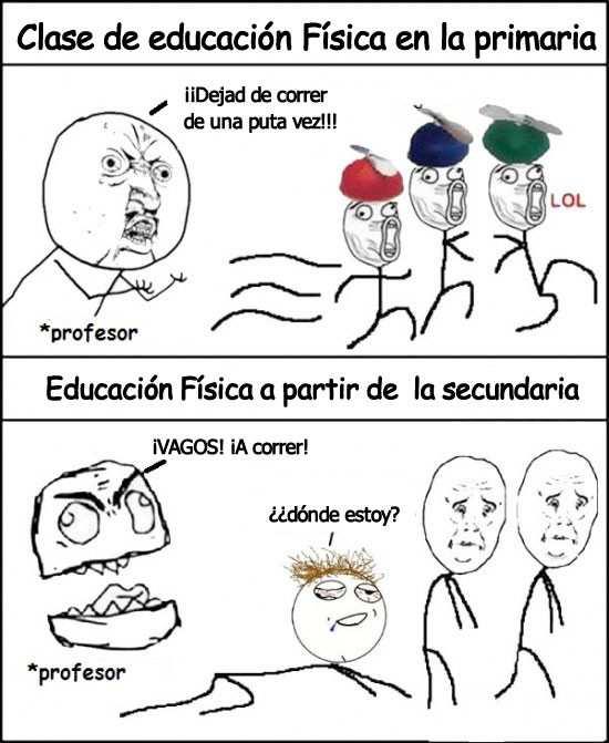 Educacion Fisica - meme