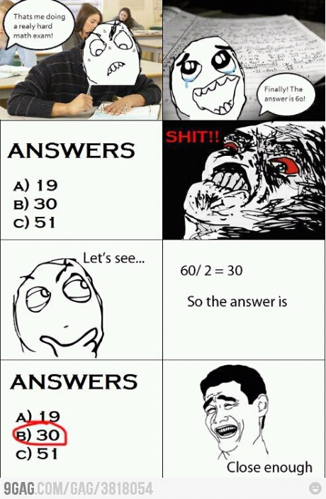 So the answer is... - meme