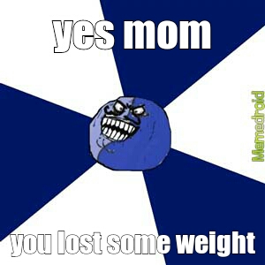 weight i lied - meme