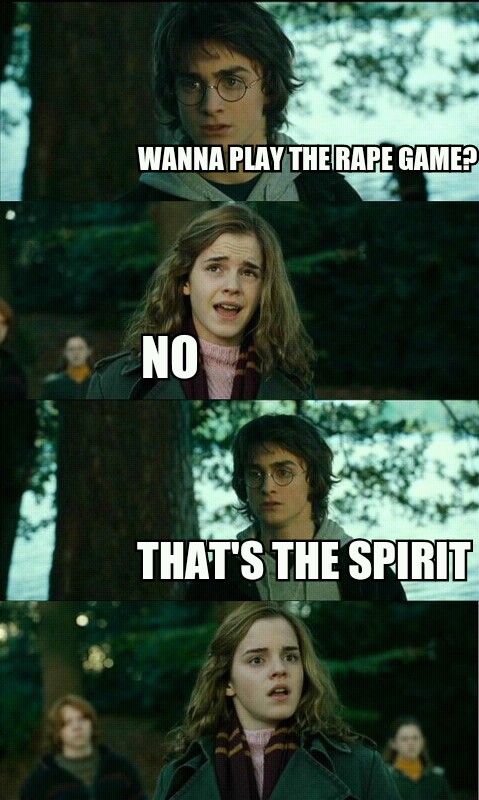 Harry Potter and the Rape Game - meme