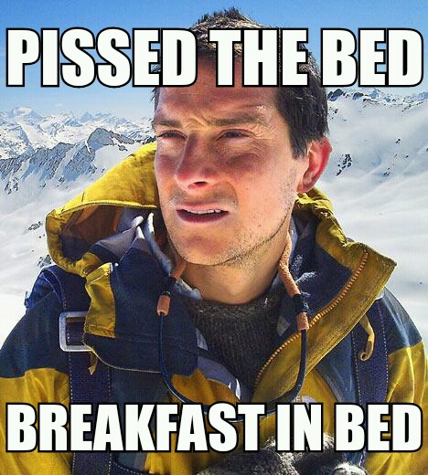 Breakfast in bed - meme