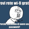 wi-fi libero ma con password per accedere