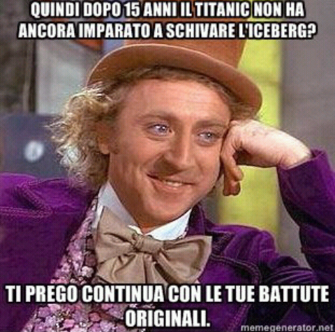 Titanic Wonka - meme