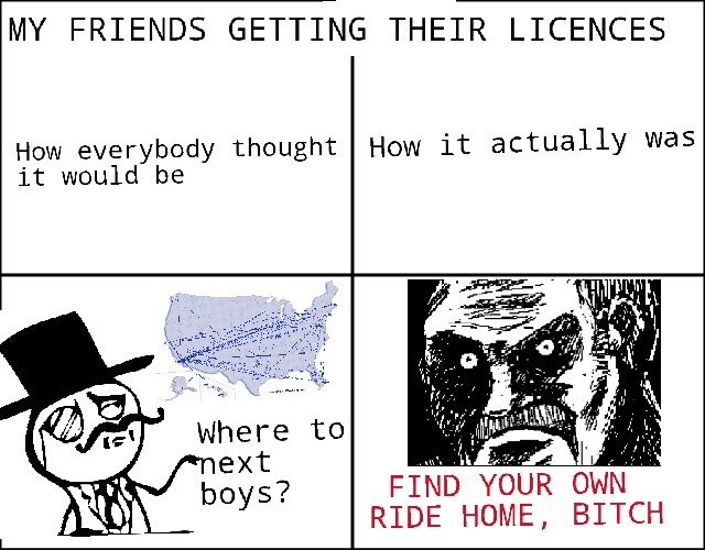 Friendly ride - meme
