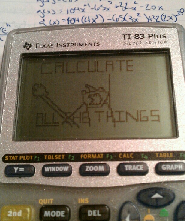 calculate all the things - meme