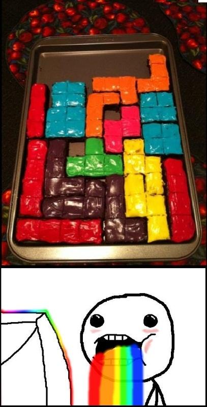 Tetris cake - meme